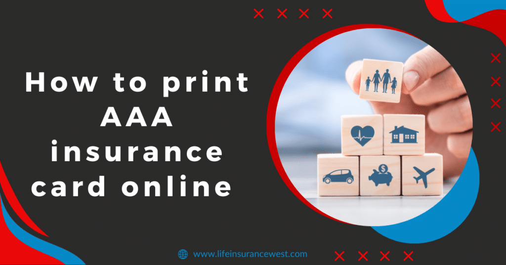 How to print AAA insurance card online 