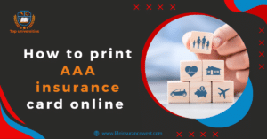 How to print AAA insurance card online 